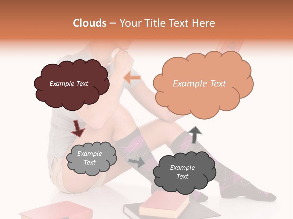 College Homework Nerd PowerPoint Template