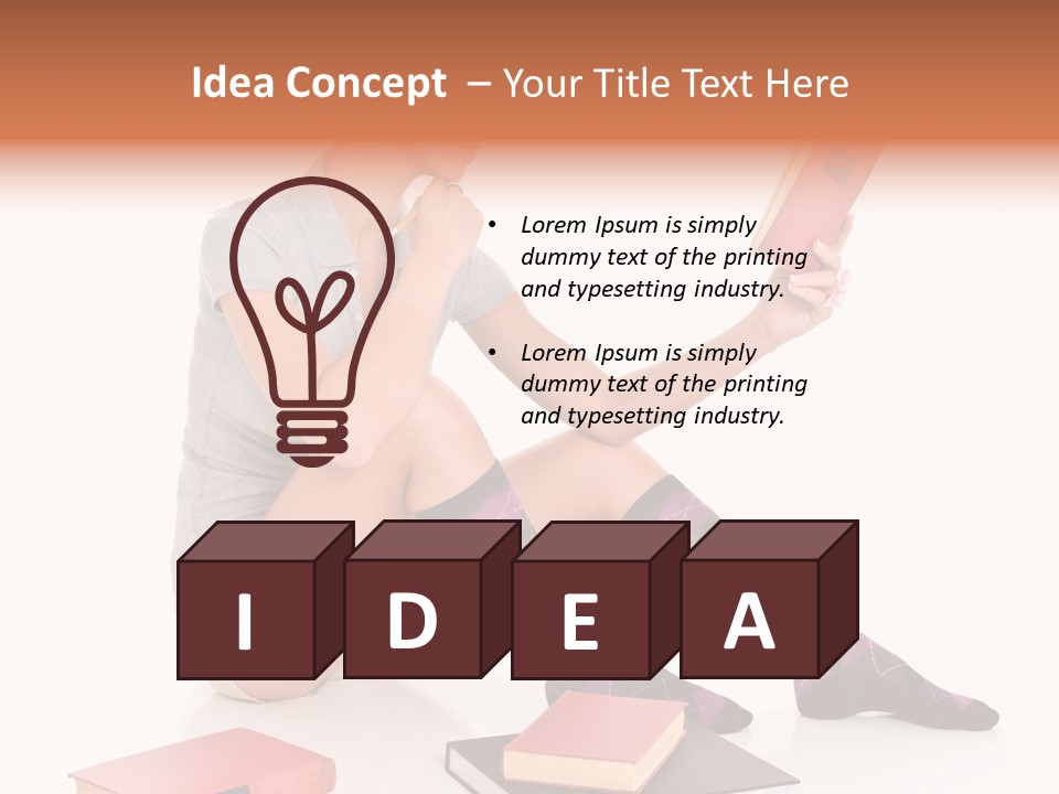 College Homework Nerd PowerPoint Template