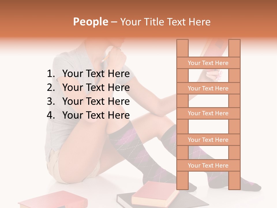 College Homework Nerd PowerPoint Template