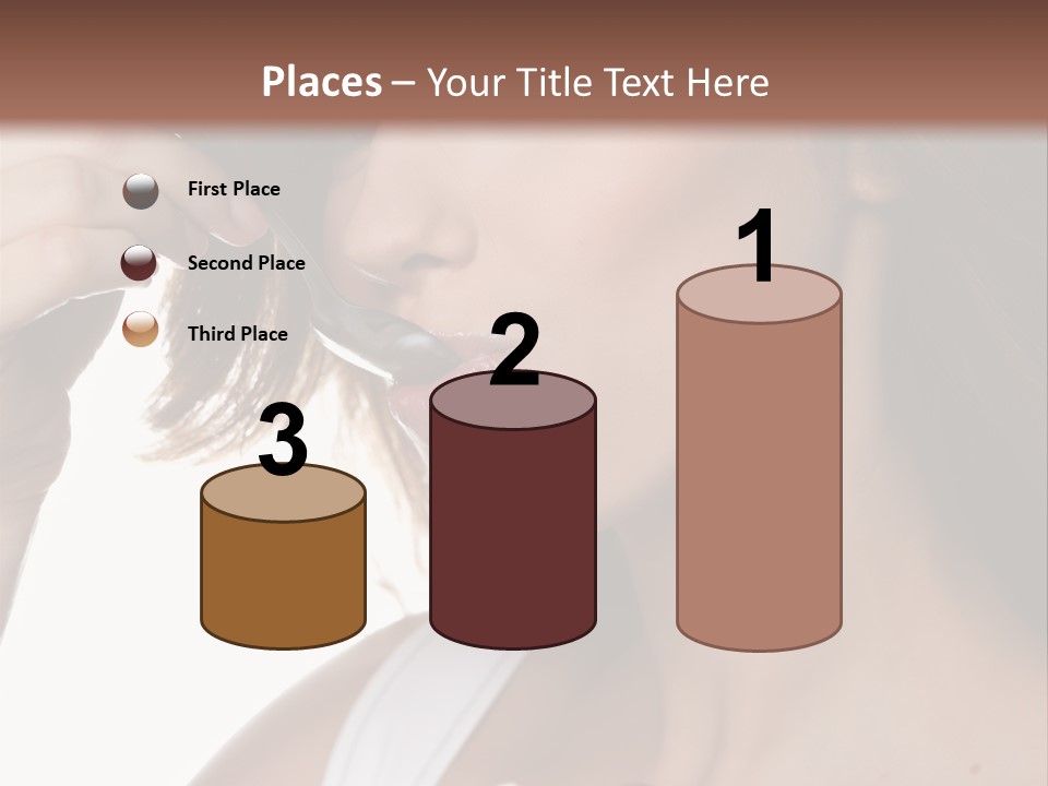 Humor Raspberry Smile PowerPoint Template