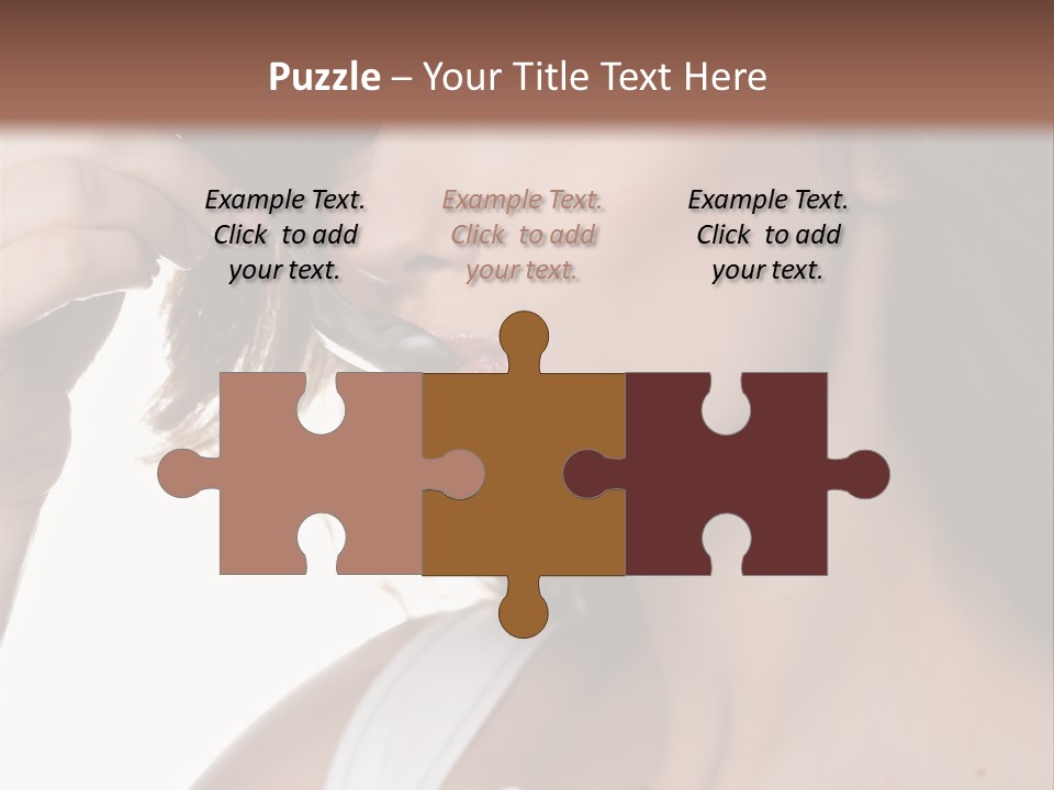 Humor Raspberry Smile PowerPoint Template