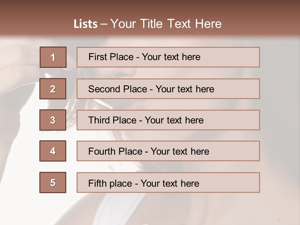 Humor Raspberry Smile PowerPoint Template