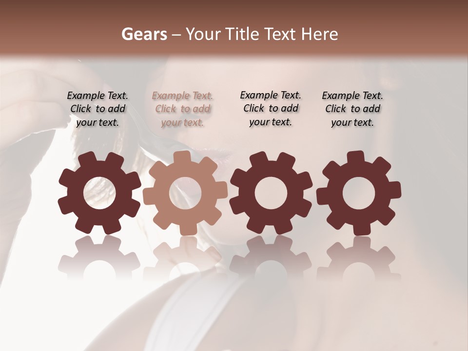 Humor Raspberry Smile PowerPoint Template