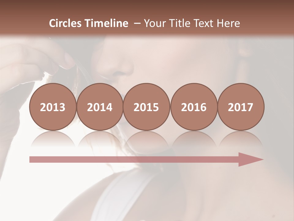 Humor Raspberry Smile PowerPoint Template