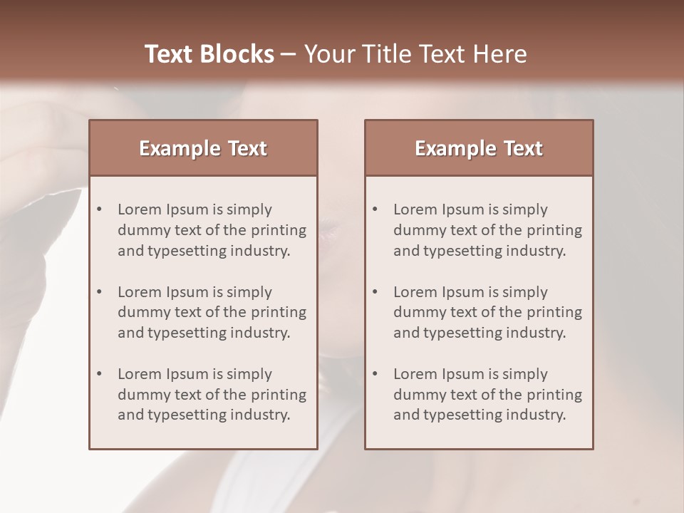Humor Raspberry Smile PowerPoint Template