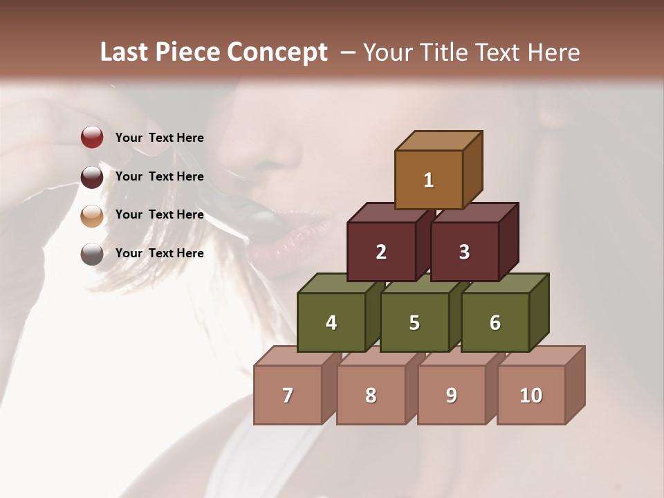 Humor Raspberry Smile PowerPoint Template