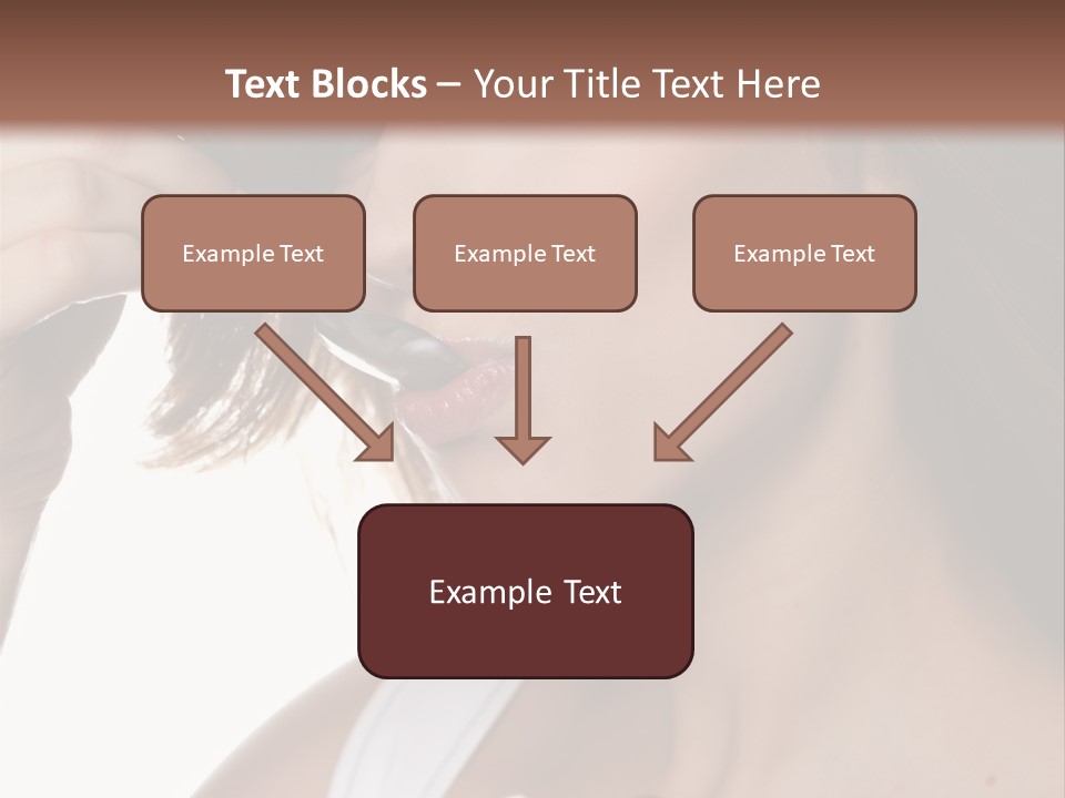 Humor Raspberry Smile PowerPoint Template