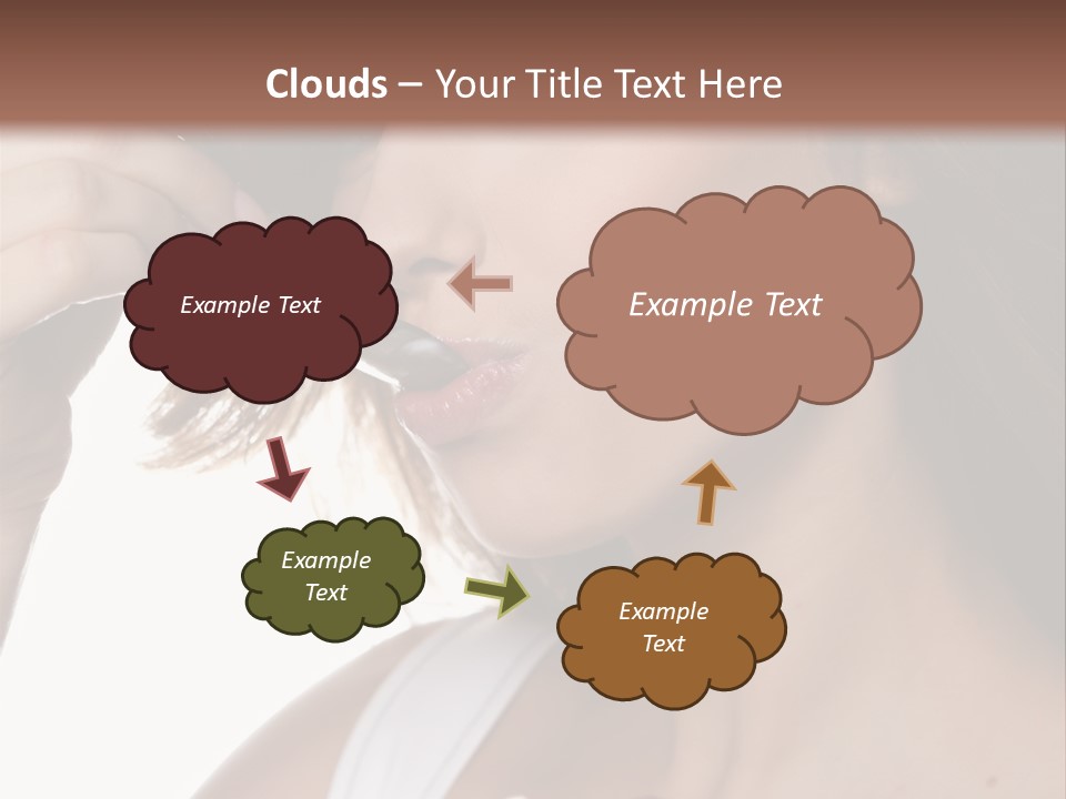 Humor Raspberry Smile PowerPoint Template