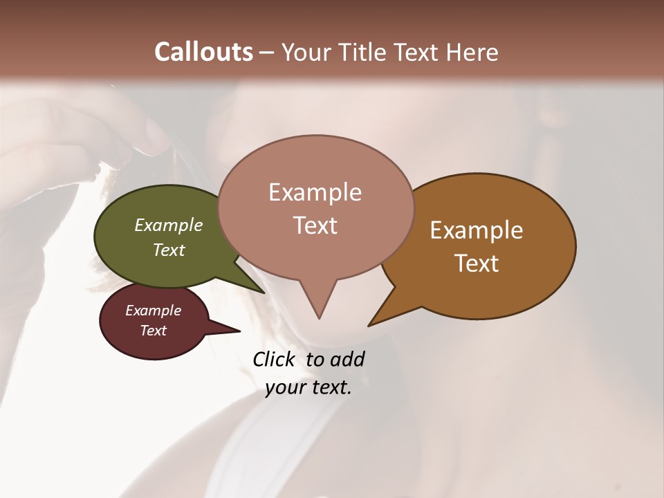 Humor Raspberry Smile PowerPoint Template