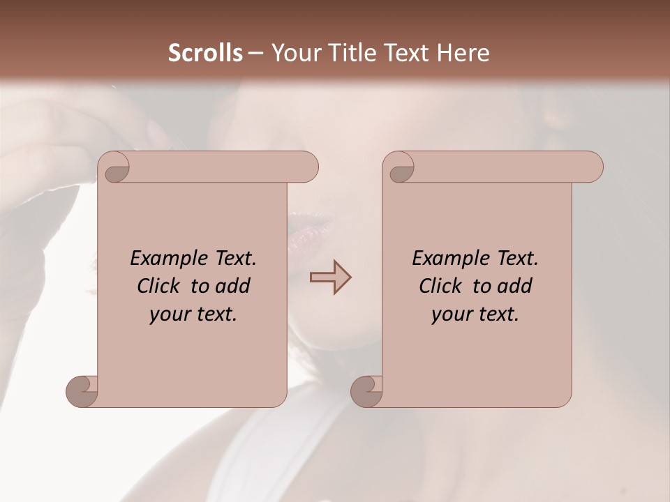 Humor Raspberry Smile PowerPoint Template