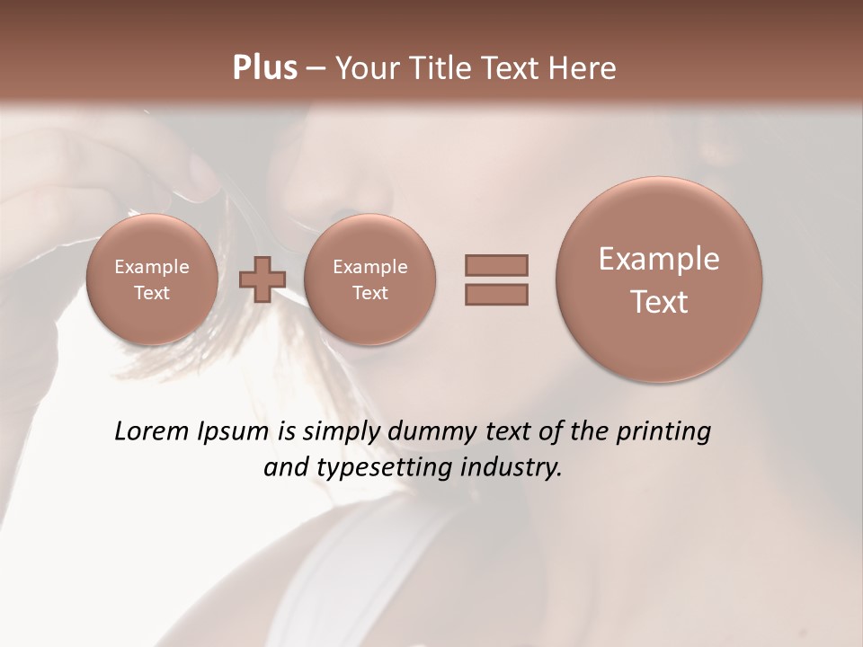 Humor Raspberry Smile PowerPoint Template