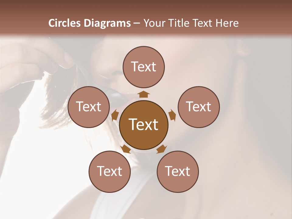 Humor Raspberry Smile PowerPoint Template