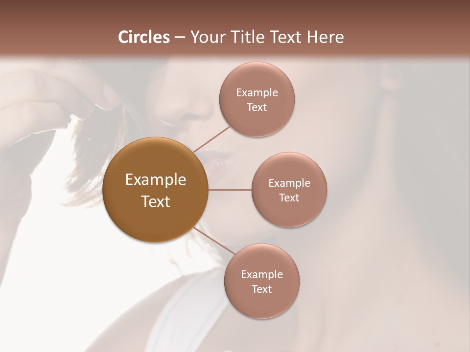 Humor Raspberry Smile PowerPoint Template