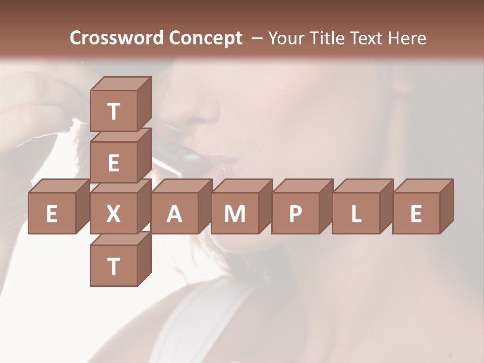 Humor Raspberry Smile PowerPoint Template