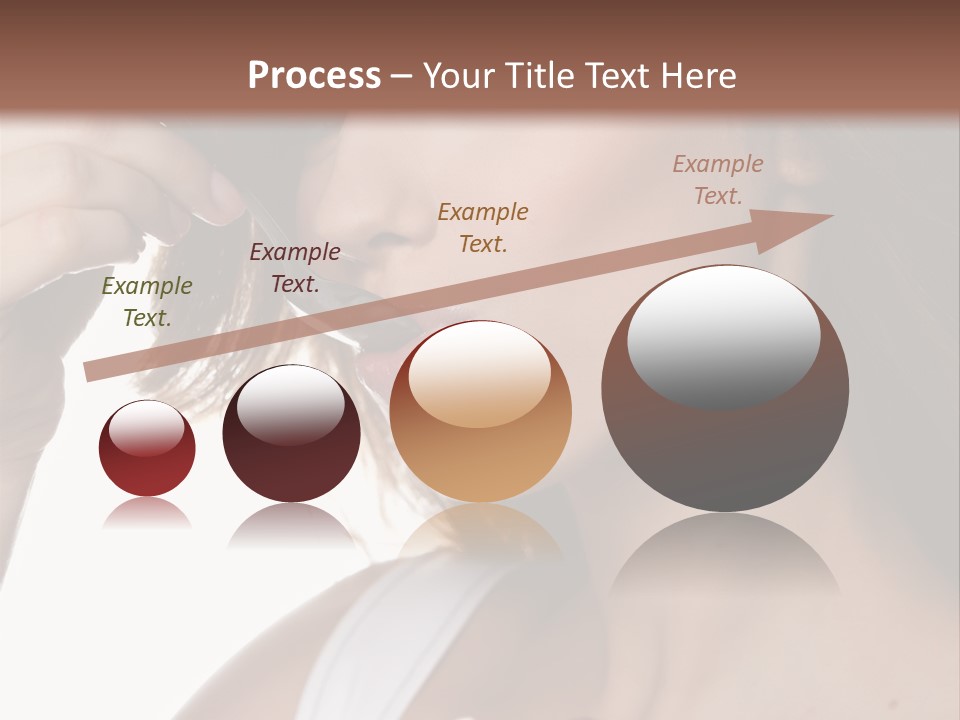 Humor Raspberry Smile PowerPoint Template