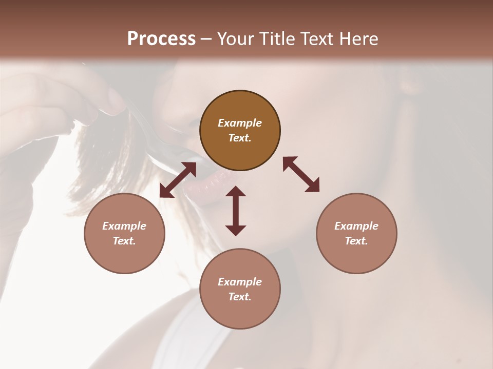Humor Raspberry Smile PowerPoint Template