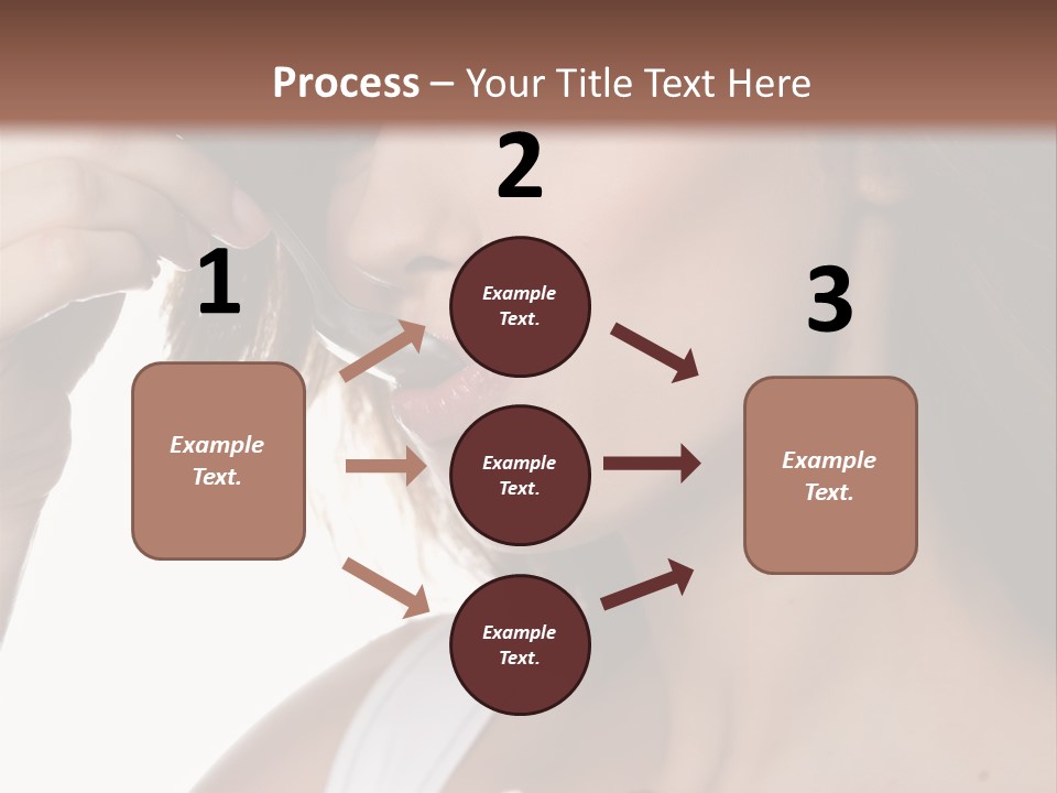 Humor Raspberry Smile PowerPoint Template