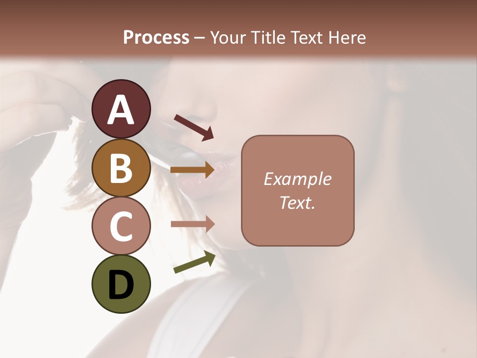 Humor Raspberry Smile PowerPoint Template