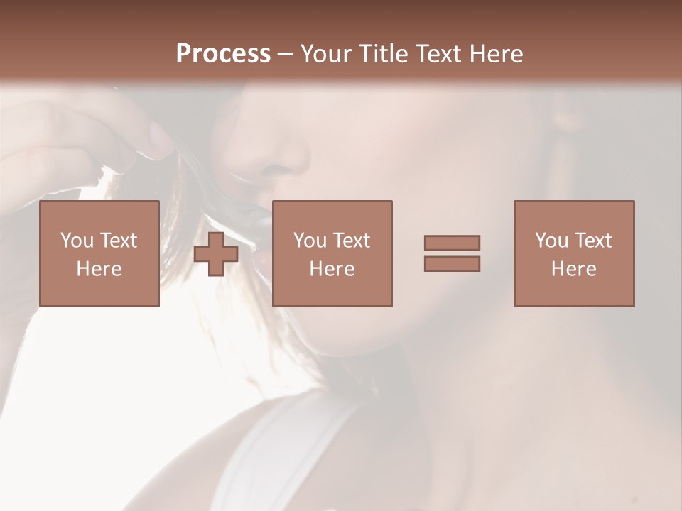 Humor Raspberry Smile PowerPoint Template