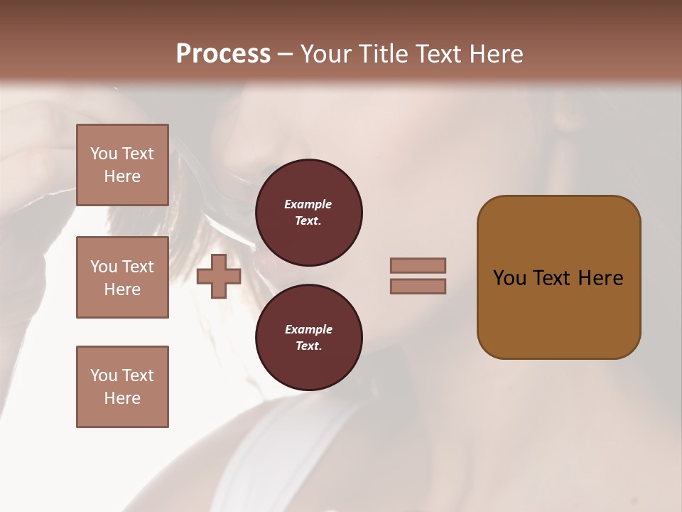 Humor Raspberry Smile PowerPoint Template