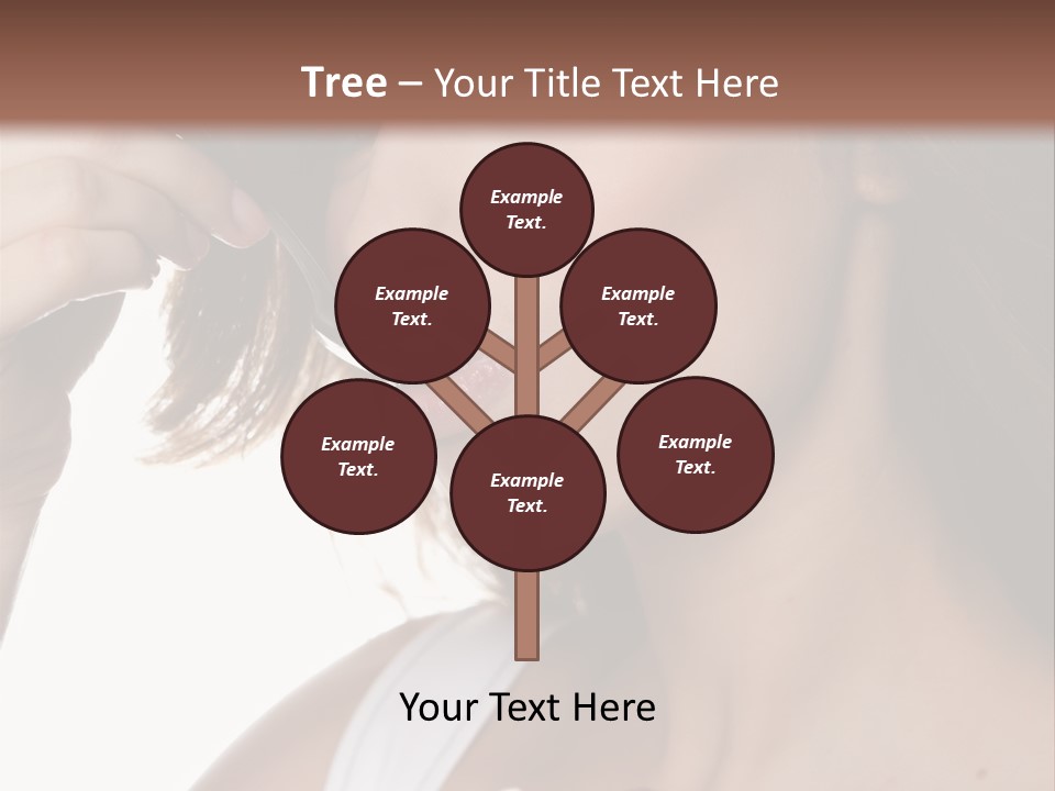 Humor Raspberry Smile PowerPoint Template