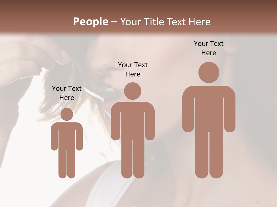 Humor Raspberry Smile PowerPoint Template