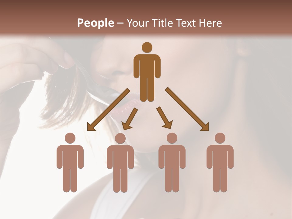 Humor Raspberry Smile PowerPoint Template