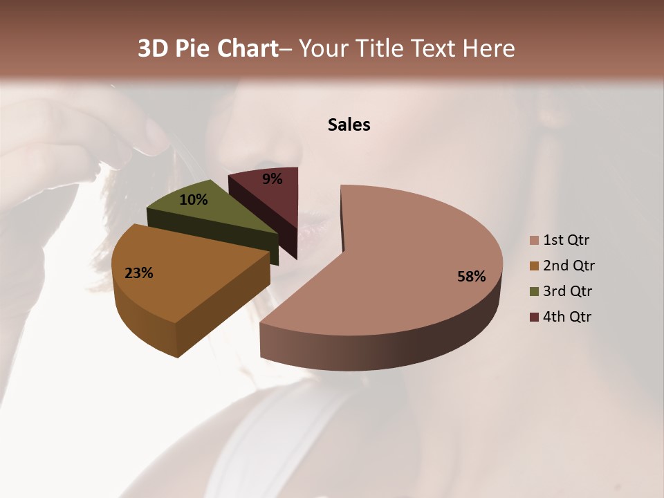 Humor Raspberry Smile PowerPoint Template