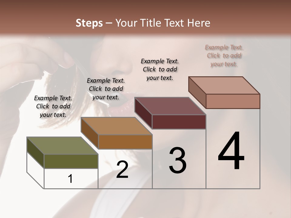 Humor Raspberry Smile PowerPoint Template