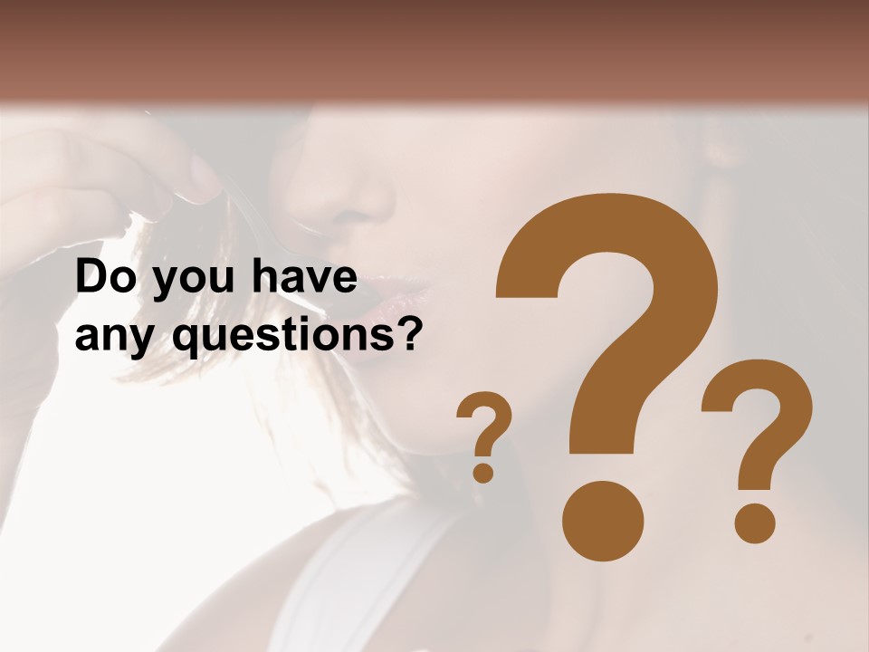 Humor Raspberry Smile PowerPoint Template