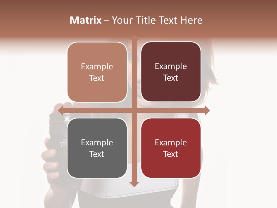 Lens Smile Raspberry PowerPoint Template