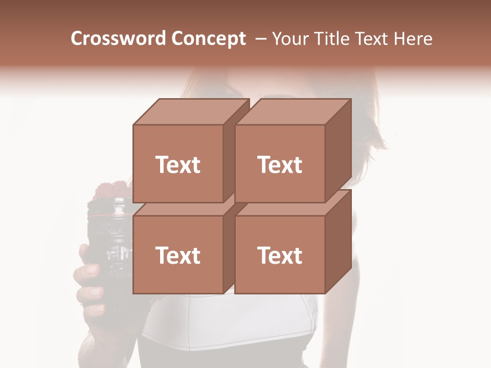 Lens Smile Raspberry PowerPoint Template