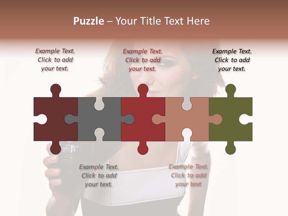 Lens Smile Raspberry PowerPoint Template