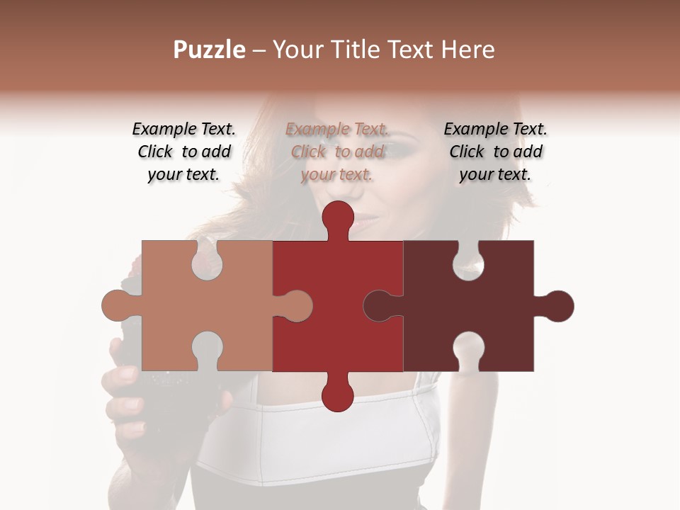 Lens Smile Raspberry PowerPoint Template