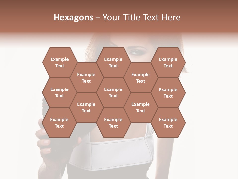 Lens Smile Raspberry PowerPoint Template