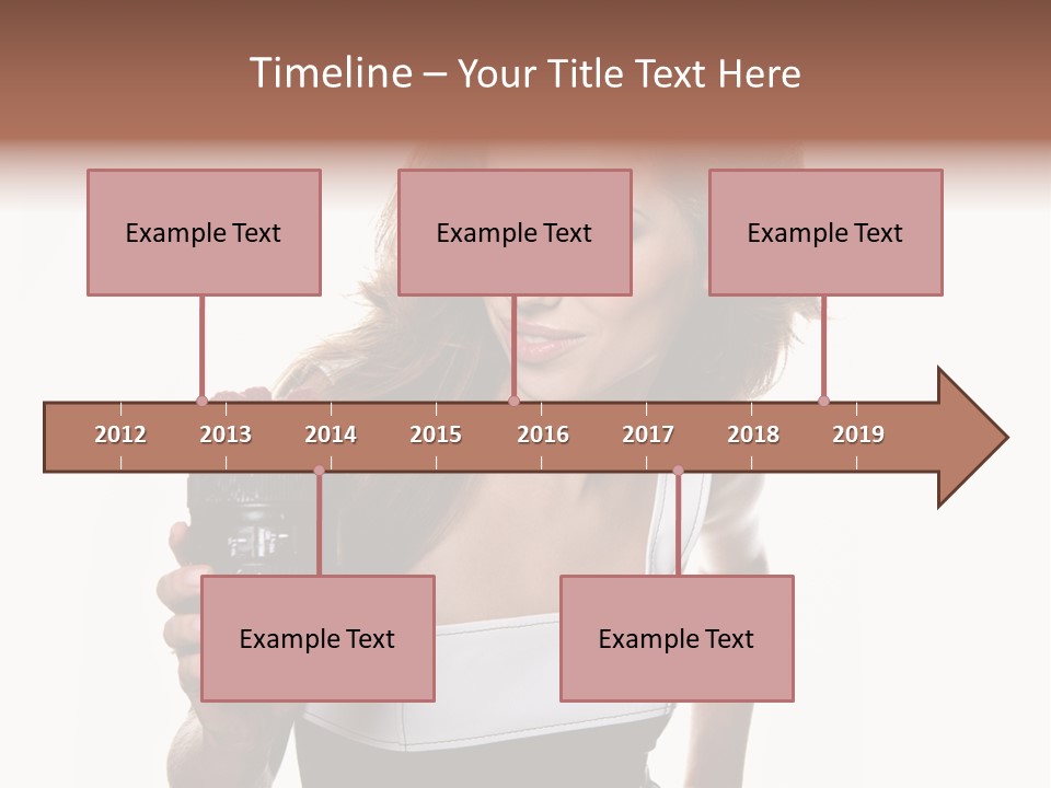 Lens Smile Raspberry PowerPoint Template