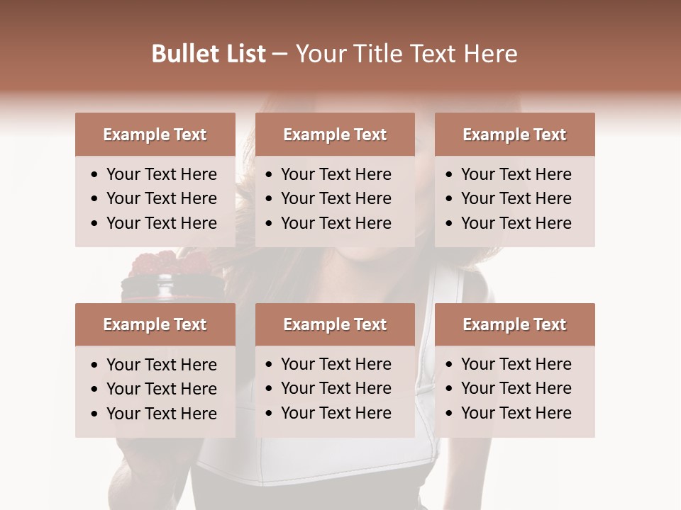 Lens Smile Raspberry PowerPoint Template