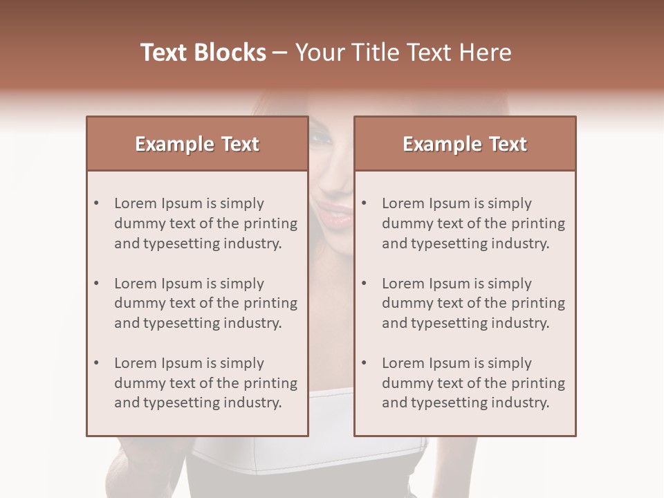 Lens Smile Raspberry PowerPoint Template