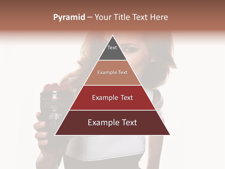 Lens Smile Raspberry PowerPoint Template