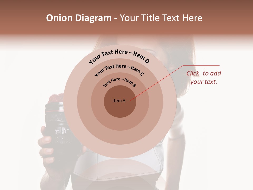 Lens Smile Raspberry PowerPoint Template