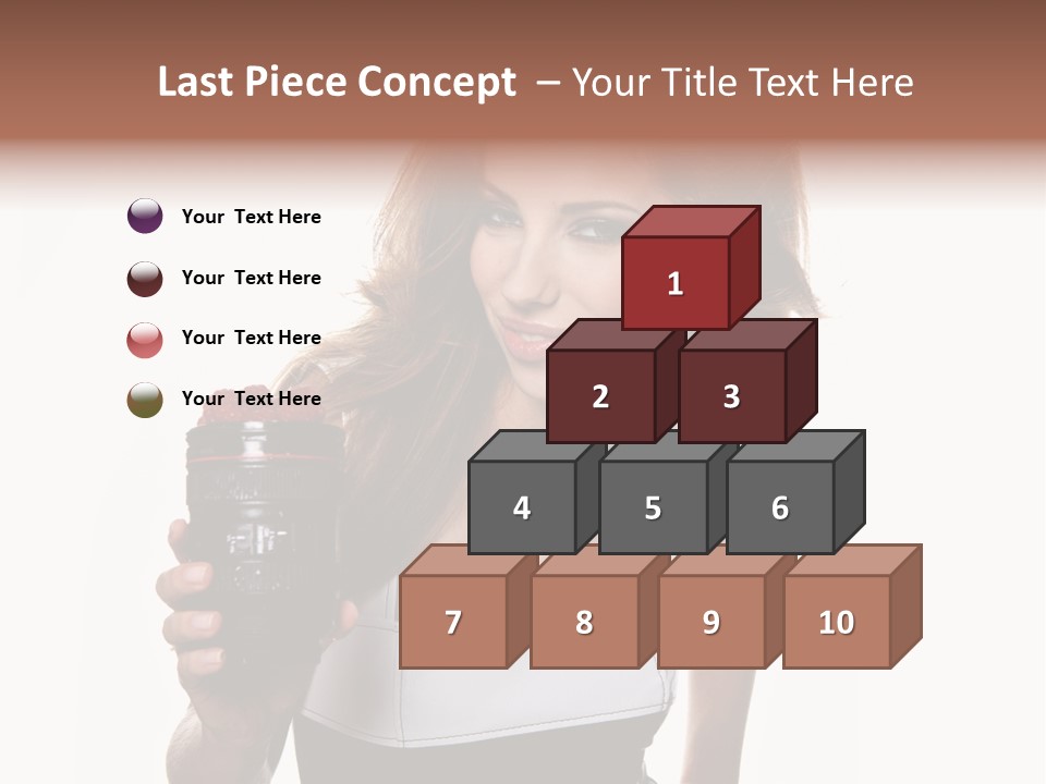 Lens Smile Raspberry PowerPoint Template