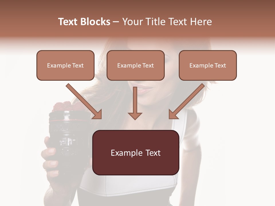 Lens Smile Raspberry PowerPoint Template