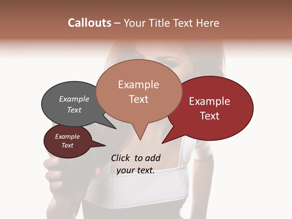 Lens Smile Raspberry PowerPoint Template