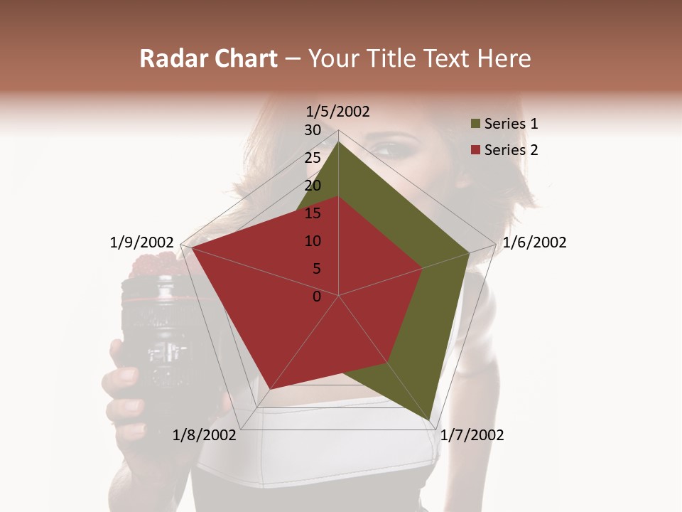 Lens Smile Raspberry PowerPoint Template
