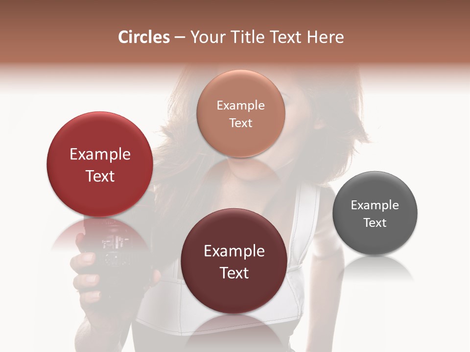 Lens Smile Raspberry PowerPoint Template