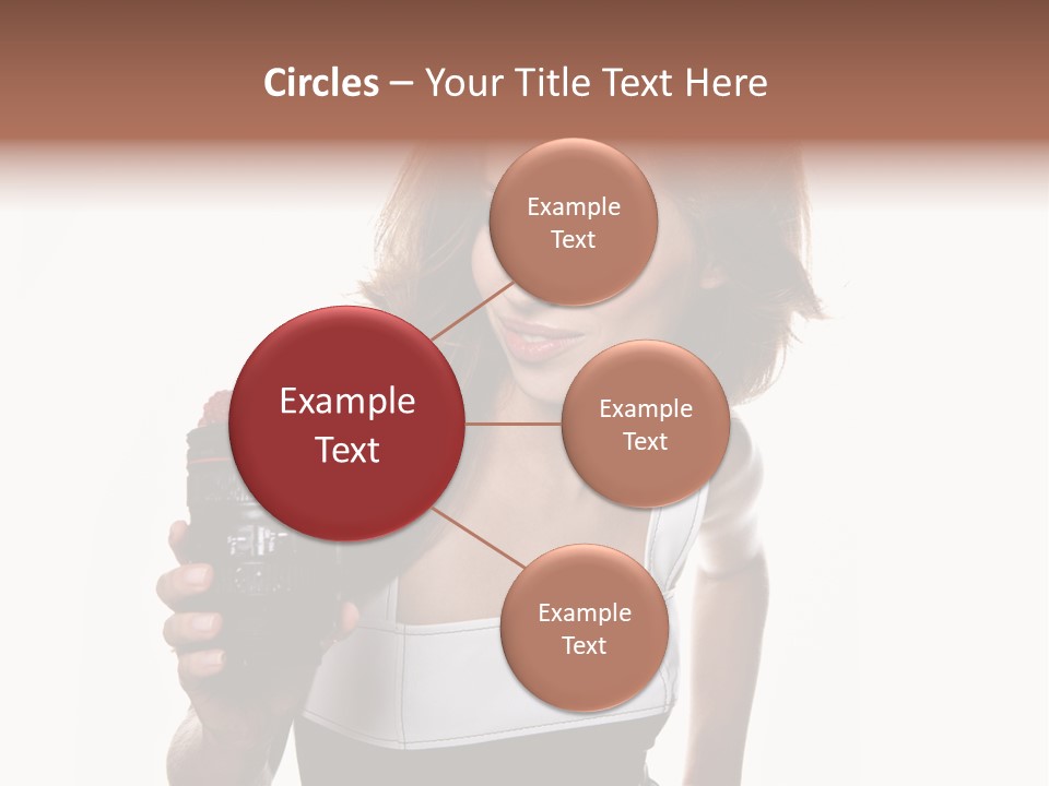 Lens Smile Raspberry PowerPoint Template