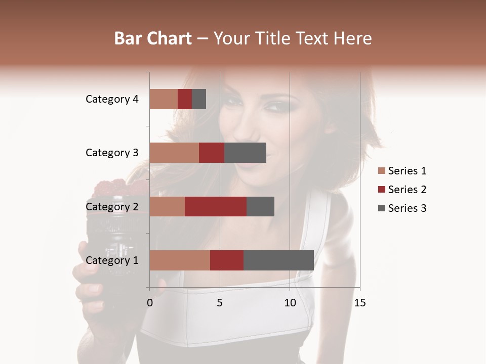 Lens Smile Raspberry PowerPoint Template