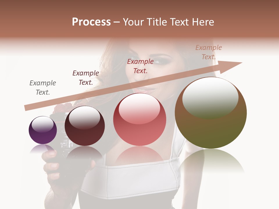 Lens Smile Raspberry PowerPoint Template