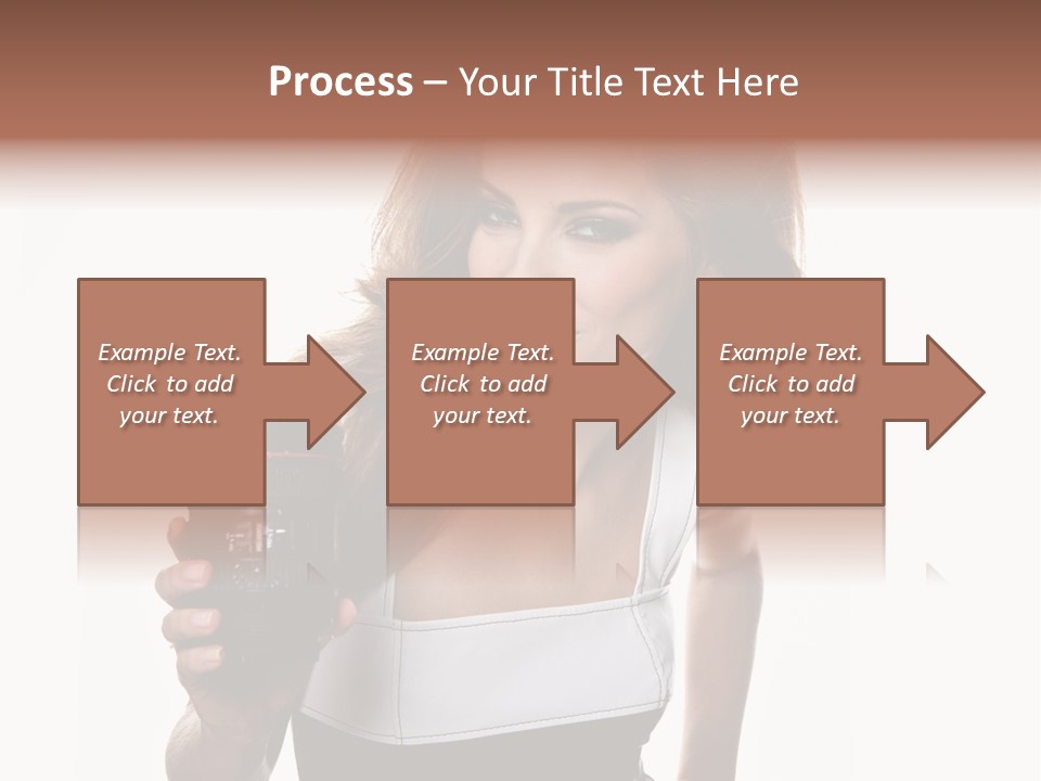 Lens Smile Raspberry PowerPoint Template