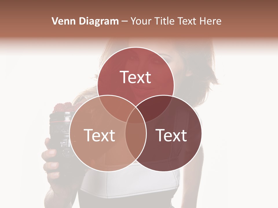 Lens Smile Raspberry PowerPoint Template